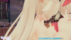 Chicas Vtubers se tocan en vivo hasta quedar con el coño cremoso 💦 | Pulpi x Moomochi – CH 12/02/22