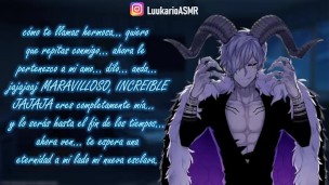 ASMR (sfw) DEMONIO te hace su ESCLAVA BESOS Roleplay ESPAÑOL