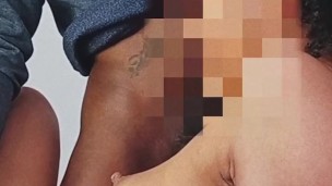 She’s a nymphomaniac! She invites her new neighbor to fuck her!